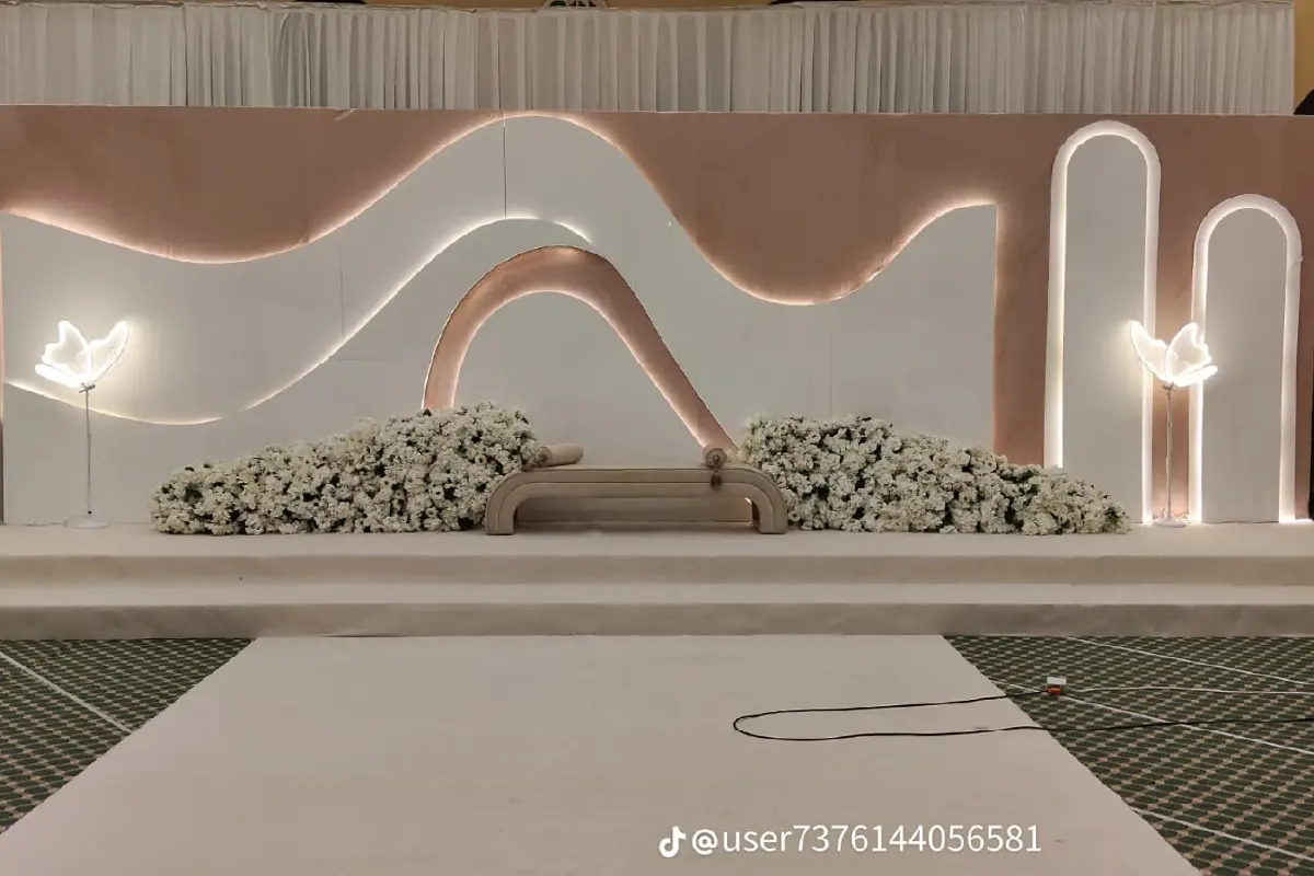 كوشة مستدامة صديقة للبيئة من أفراح الكويت